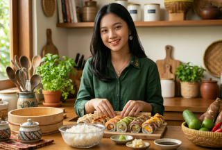 Sushi Lokal Rasa Internasional: Resep Sushi Rumahan dengan Beras Lokal yang Pulen