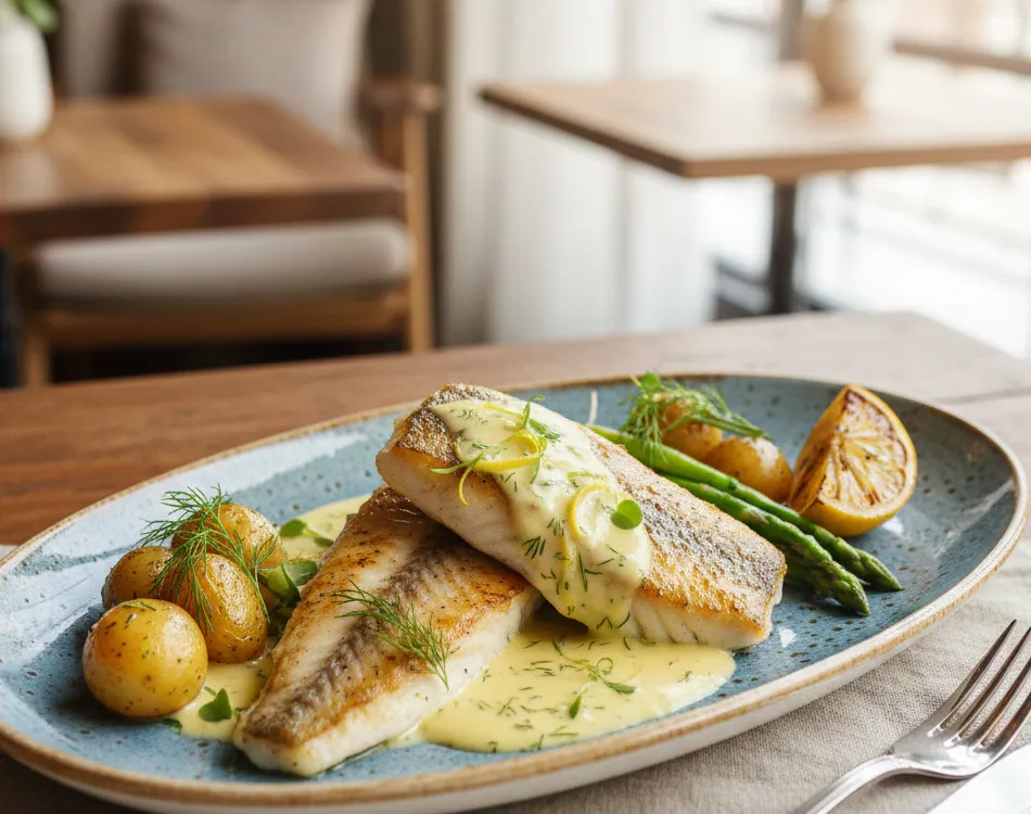 Ikan Dori Panggang Saus Lemon untuk Menu Diet Rendah Kalori