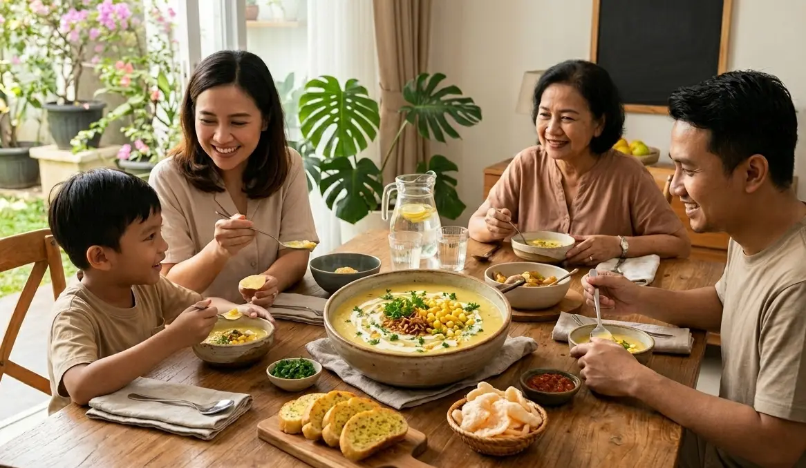 Menu Sup Krim Jagung Rumahan untuk Variasi Keluarga