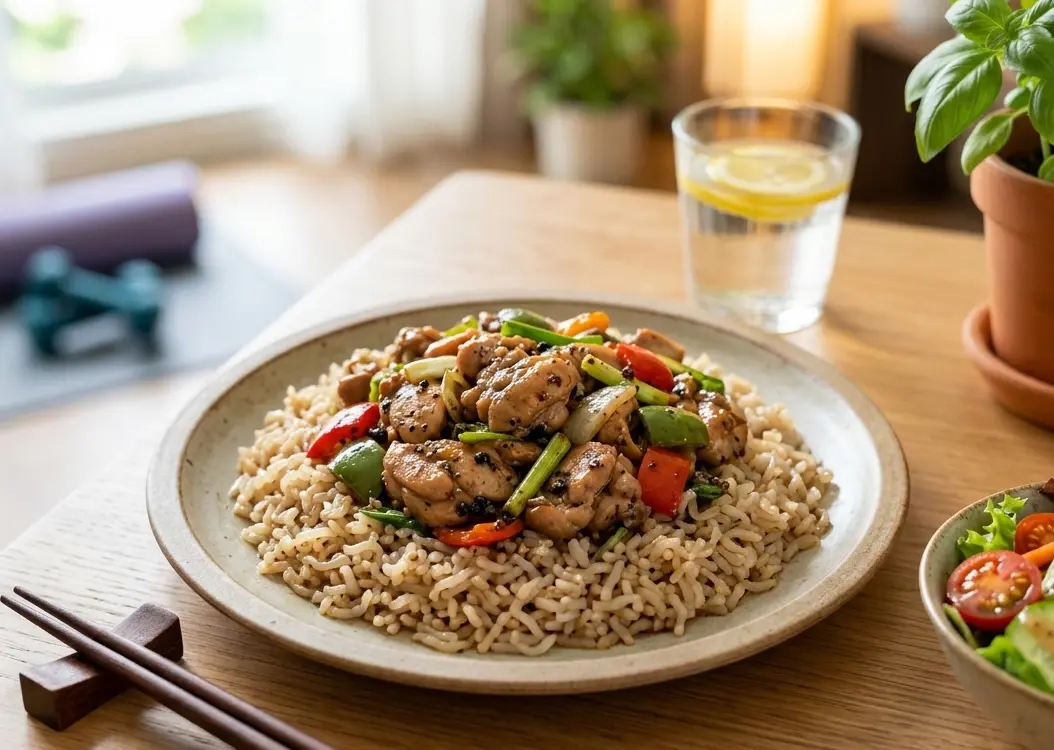 Nasi Shirataki Ayam Lada Hitam membantu kontrol berat badan