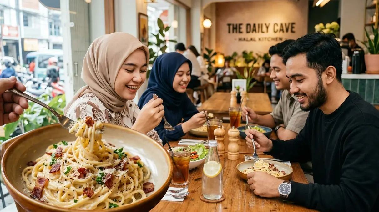 Pasta Carbonara Halal Pilihan Anak Muda Muslim Perkotaan