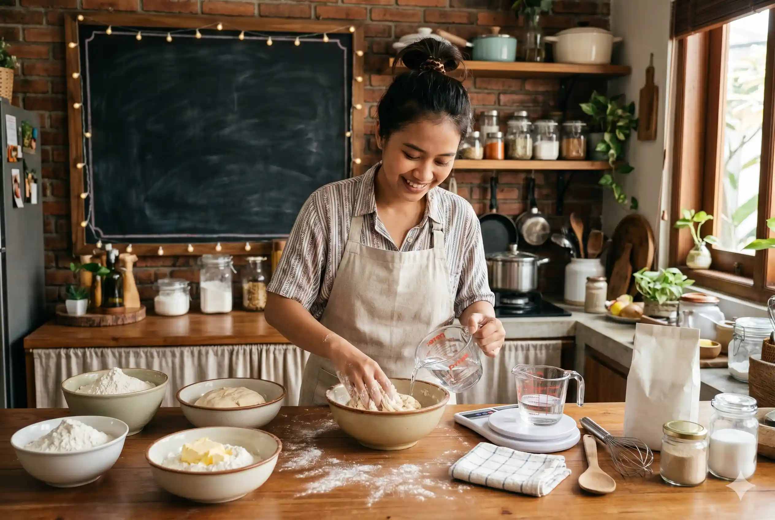 Rahasia Dapur,Tips Takaran Air yang Pas untuk Berbagai Adonan Tepung Terigu