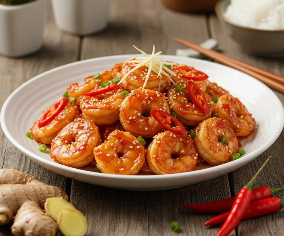 Tumis Udang Jahe Pedas Gurih Penangkal Flu dan Penguat Daya Tahan Tubuh