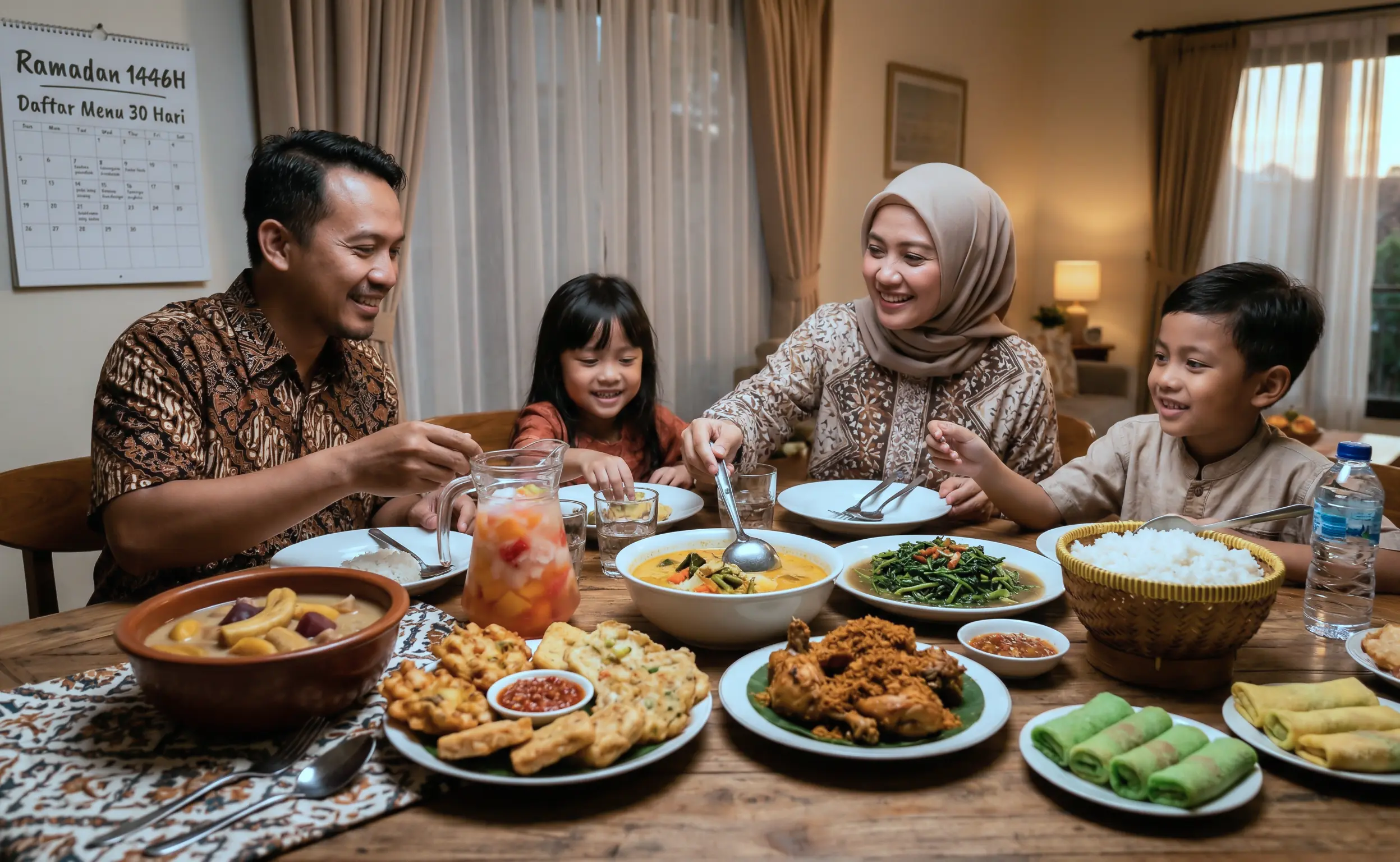 Anti Bingung! Daftar Menu Buka Puasa Sederhana Selama 30 Hari Penuh