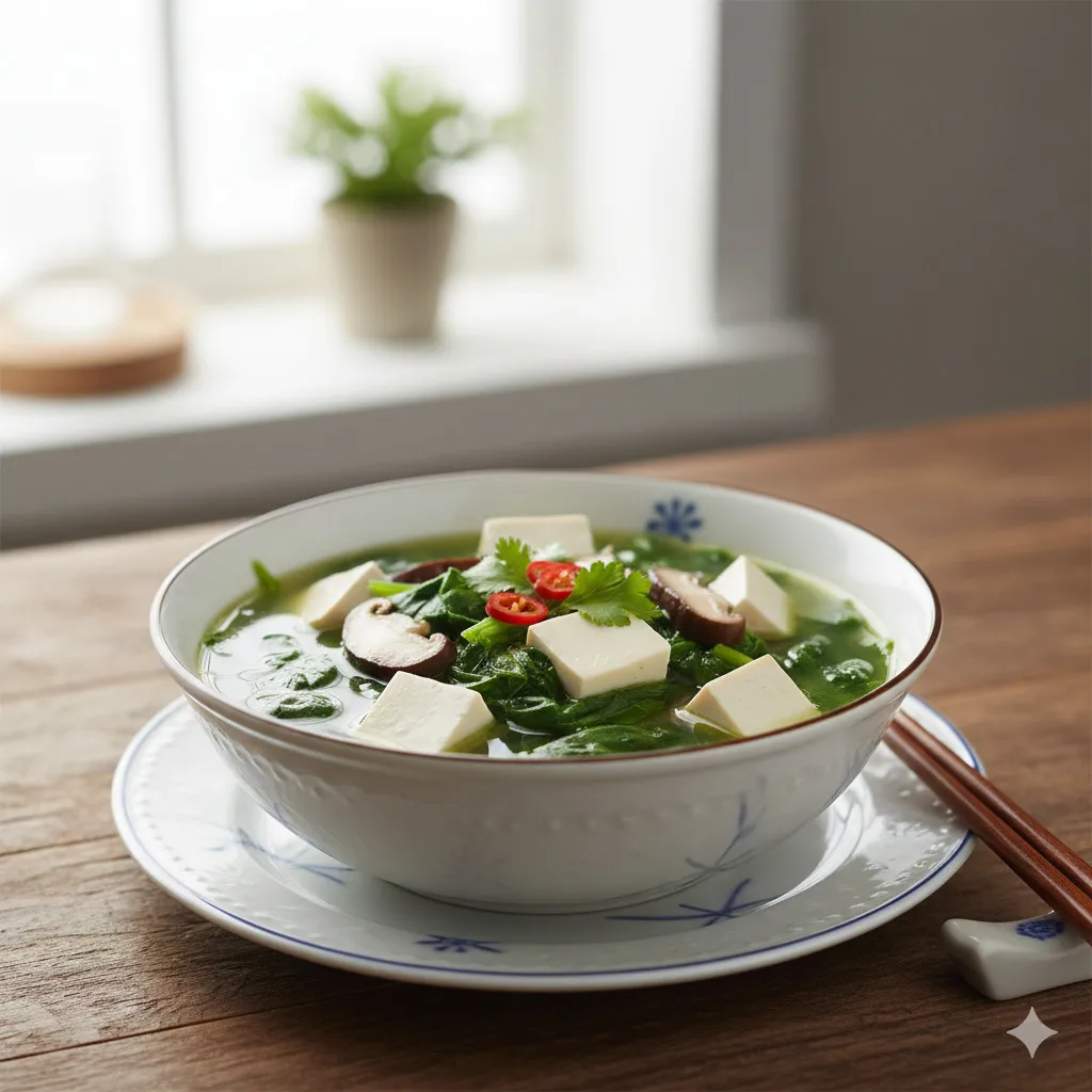 Manfaat dan Resep Sup Bayam Tofu Penyejuk Tubuh yang Baik untuk Menjaga Keseimbangan dan Kesehatan Tubuh