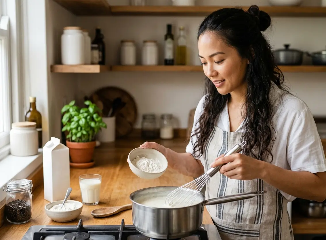 Kegunaan Tepung Terigu sebagai Pengental Saus, Rahasia Tekstur Creamy ala Restoran