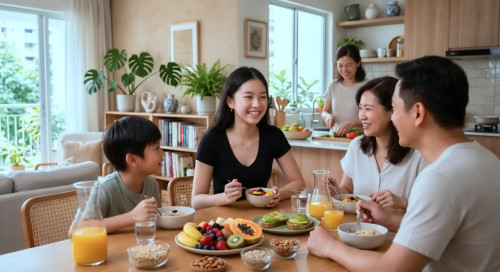 Gaya Hidup Sehat Keluarga, Inspirasi Sarapan Bernutrisi cover